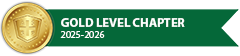 Chapter Recognition Badge: Gold Level Chapter for 2025-2026 Program Year